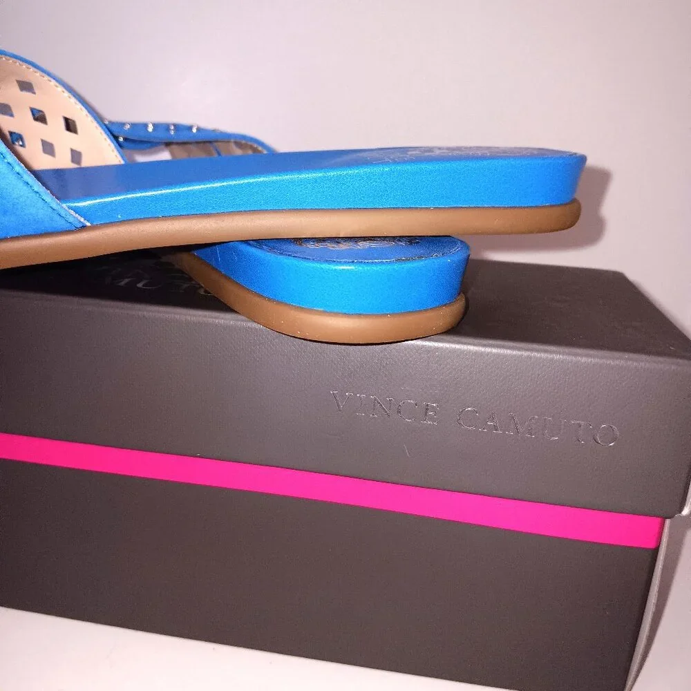 Vince Camuto ENDANA- Poolside Blue Women's Sandals- Size 7.5M - Picture 6 of 7
